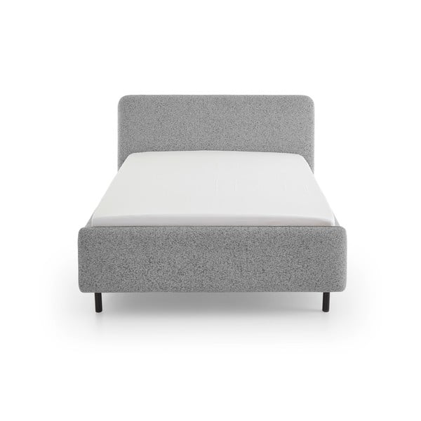 Svetlosivá čalúnená dvojlôžková posteľ bez roštu 180x200 cm Primo – Meise Möbel-image-3