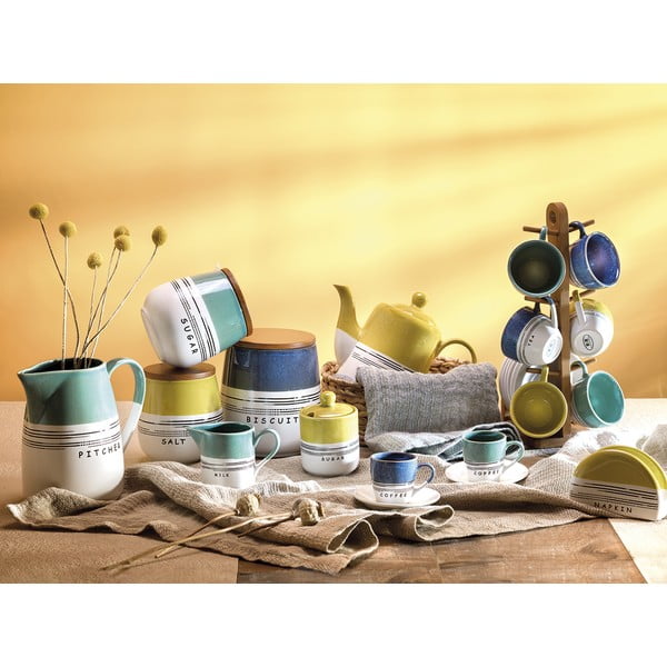 Bielo-zelený kameninový džbán Villa Altachiara Homify-image-1