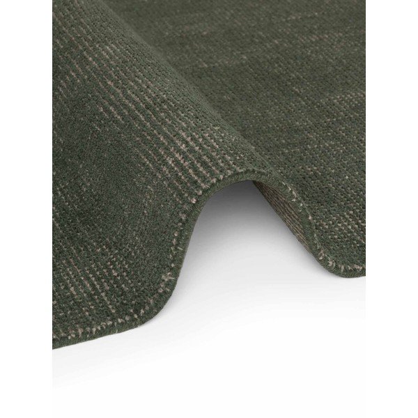 Tmavozelený ručne tkaný vlnený okrúhly koberec ø 160 cm Greenwich – Ted Baker-image-3