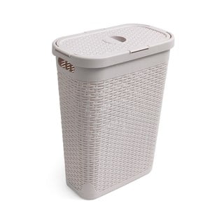 Béžový kôš na bielizeň Addis Calico, 40 l