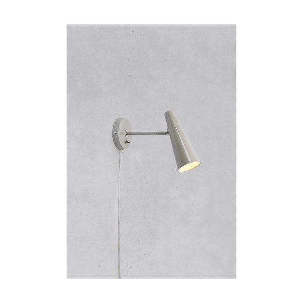 Sivobéžové nástenné svietidlo do zásuvky Peak – Markslöjd-image-1