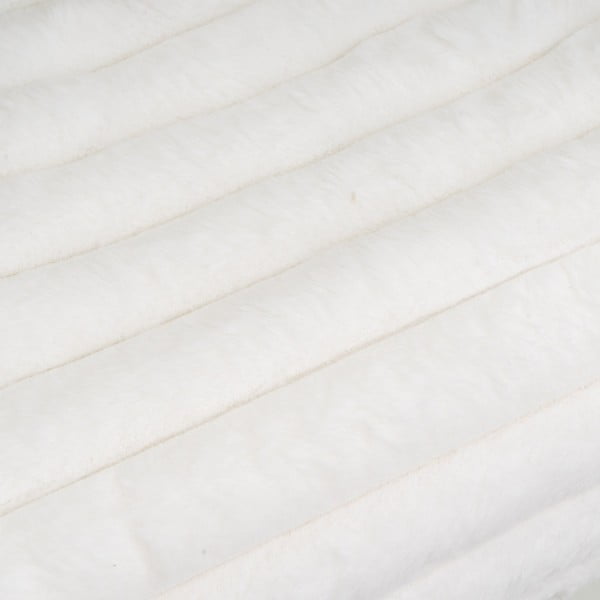 Biela deka z mikroplyšu 130x160 cm Fur Velvet – Casa Selección-image-2