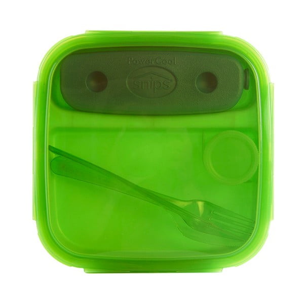 Zelený obedový box s príborom a chladičom Snips Lunch, 1,5 l-image-4