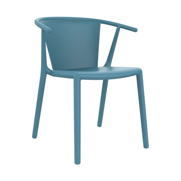 Sada 2 záhradných stoličiek v modrej farbe Resol Steely