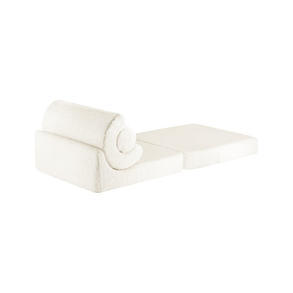 Krémové detské kresielko z textílie buklé Flipster – Wigiwama-image-2