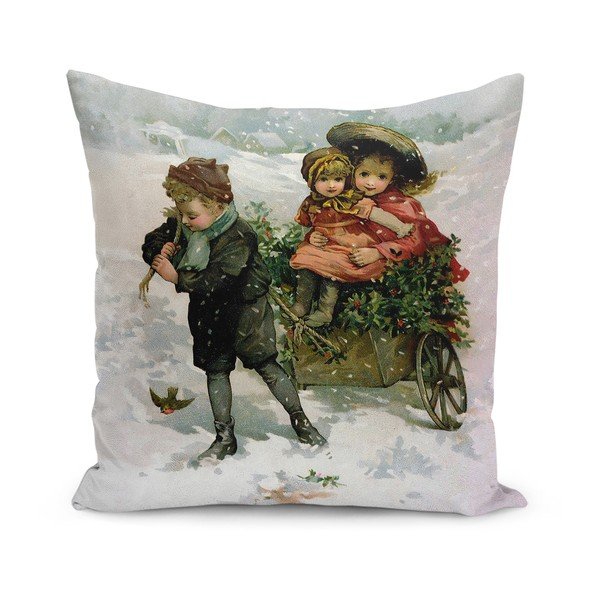Obliečka na vankúš s vianočným motívom 43x43 cm – Mila Home