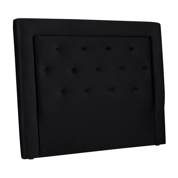 Čierne čelo postele Cosmopolitan Design Cloud, šírka 200 cm