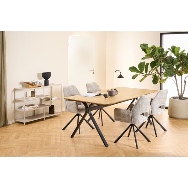 Sivá knižnica 114x78x35 cm Seaford – Actona-image-4