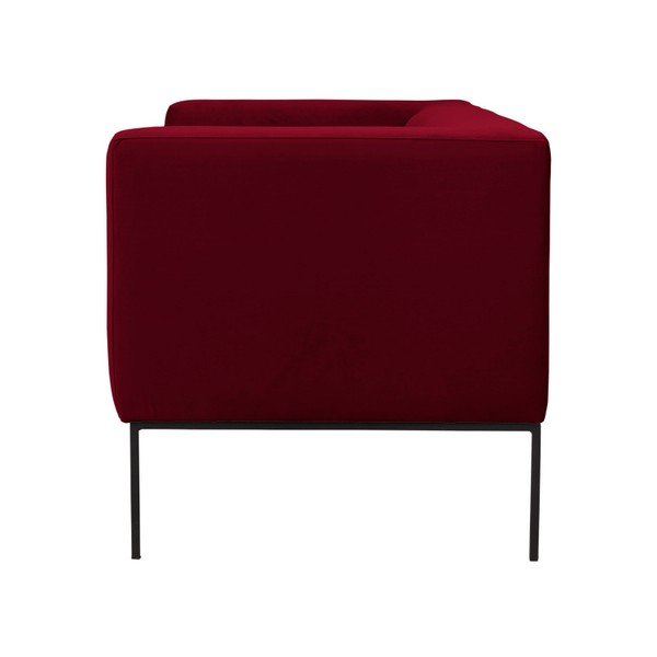 Červená zamatová dvojmiestna pohovka Windsor & Co Sofas Neptune-image-3