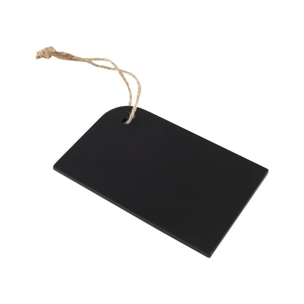 Čierna závesná krídlová tabuľa T&G Woodware Rustic, 10,5 x 7 cm