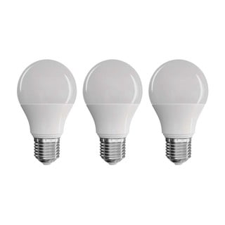 Súprava 3 LED žiaroviek EMOS Classic A60 Warm White, 8,5W E27