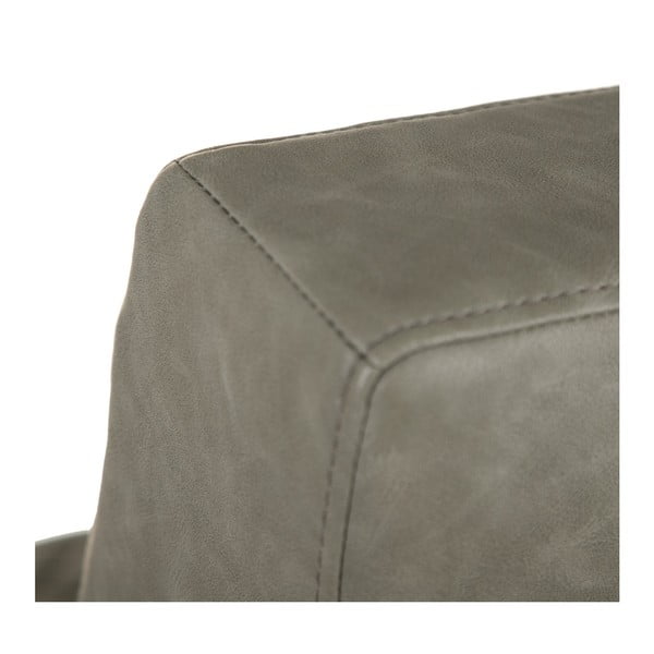 Kaki kreslo z imitácie kože – Ixia-image-4