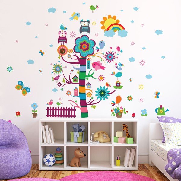 Sada detských samolepiek na stenu Ambiance Magic Tree