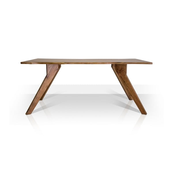Jedálenský stôl z akáciového dreva SOB Modesto, 180 x 90 cm
