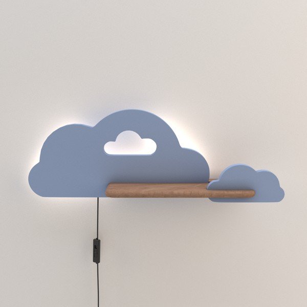 Bielo-modré detské svietidlo Cloud - Candellux Lighting-image-2