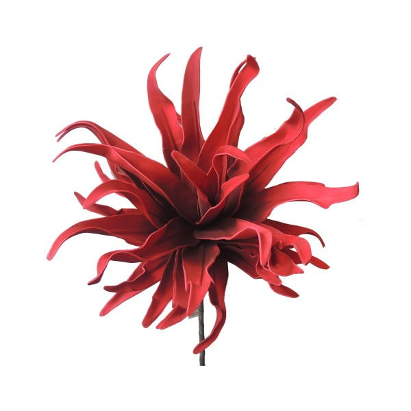 Červená umelá kvetina Stardeco Shiny