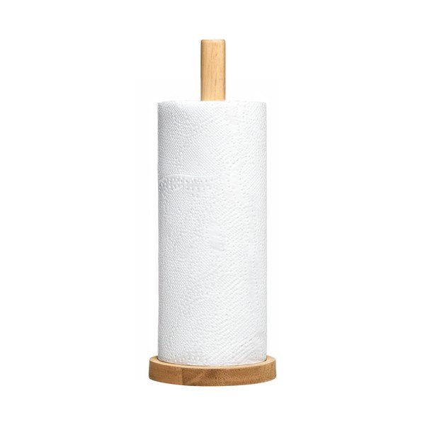 Drevený stojan na papierové utierky v prírodnej farbe ø 12 cm Soka – Premier Housewares