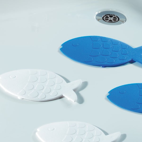 Detské protišmykové podložky v súprave 5 ks do vane 16x10,5 cm Globefish – Spirella-image-1