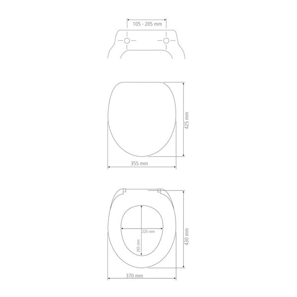 Záchodová doska s automatickým zatváraním 37 x 43 cm Rustic – Wenko-image-3
