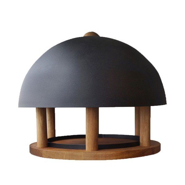 Dubová búdka pre vtáčiky na nohe Esschert Design-image-1