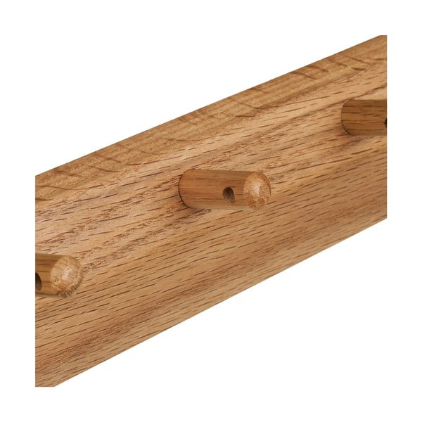 Nástenný vešiak z dubového dreva v prírodnej farbe 50 cm Barco – House Nordic-image-4