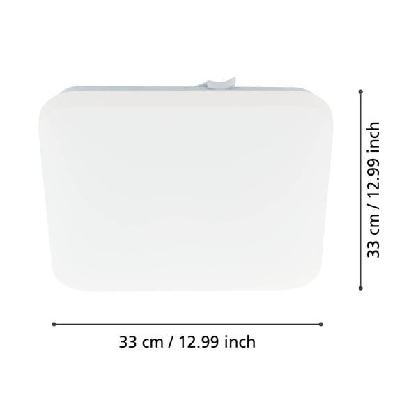 Biele LED stropné svietidlo 33x33 cm FRANIA – EGLO-image-2