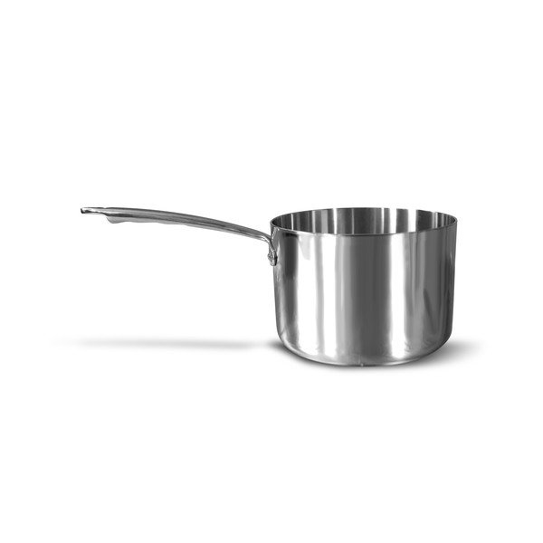 Vysoká rajnica v striebornej farbe Pentole Agnelli 1907, ø 14 cm-image-1