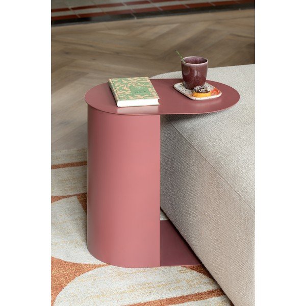 Kovové odkladacie stolíky v súprave 2 ks 30x45 cm Riqueza Oval – Leitmotiv-image-1