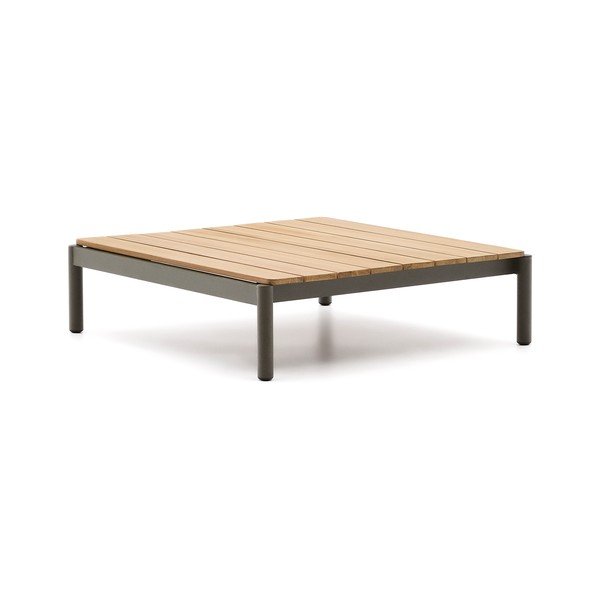 Záhradný konferenčný stolík z teakového dreva 89x91 cm Sorells – Kave Home