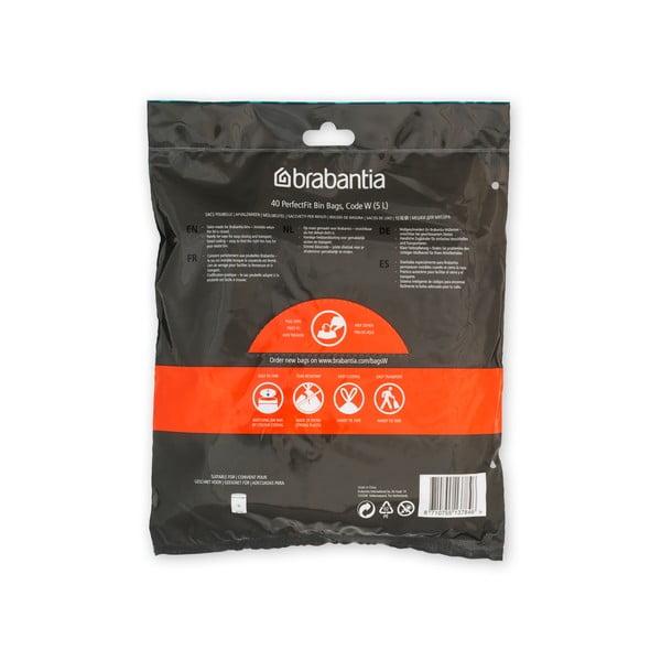 Vrecia na odpadky v súprave 40 ks 5 l PerfectFit W – Brabantia-image-4
