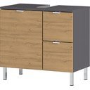 Skrinka pod umývadlo s dubovým dekorom Germania Mauresa, šírka 60 cm