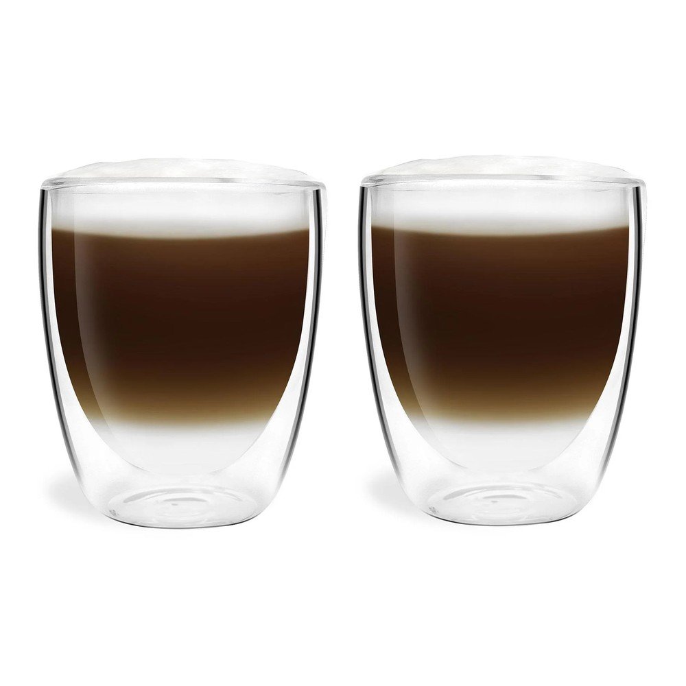 E-shop Dvojstenné/na latte sklenené hrnčeky v súprave 2 ks 320 ml Amo – Vialli Design