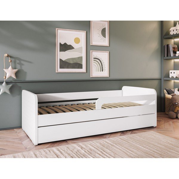 Biela detská posteľ s roštom 80x200 cm Duuli – ELTAP-image-1
