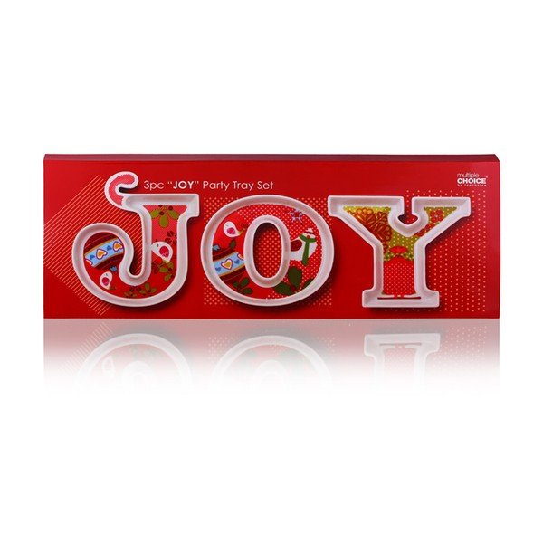 Sada 3 tanierov s vianočným motívom Silly Design Joy-image-4