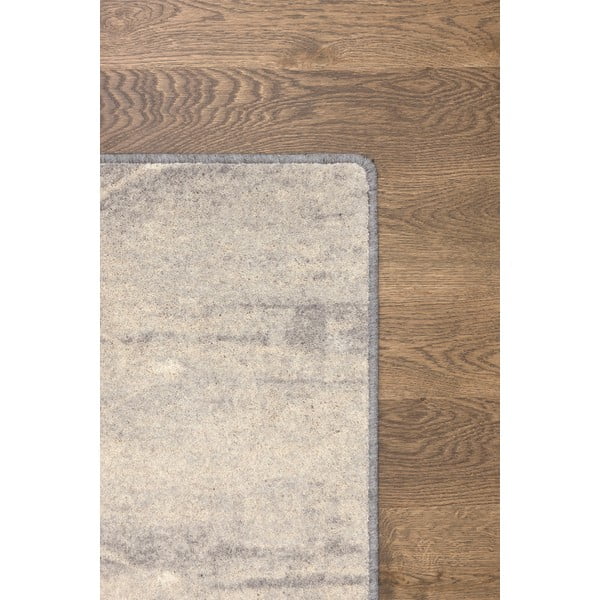 Krémovobiely vlnený koberec 133x180 cm Colette – Agnella-image-3