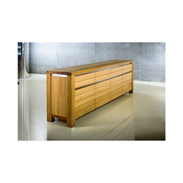 Komoda z masívneho dubového dreva Javorina Next, 180 cm-image-1