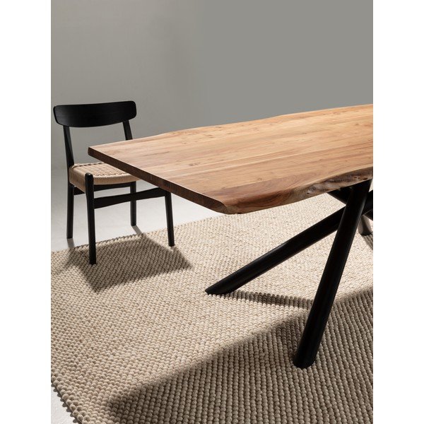 Jedálenský stôl z masívu akácie 100x220 cm Anuri – MOME-image-2