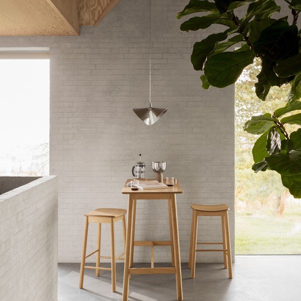 Barová stolička v prírodnej farbe (výška sedadla 74,5 cm) Barlow – Actona-image-1