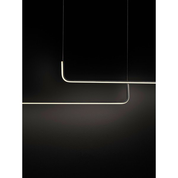 Matne čierne hliníkové LED závesné svietidlo so stmievačom Strita – Nova Luce-image-4
