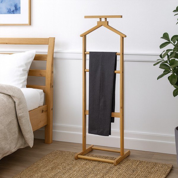 Bambusový nemý sluha v prírodnej farbe Vion – Bonami Essentials-image-1