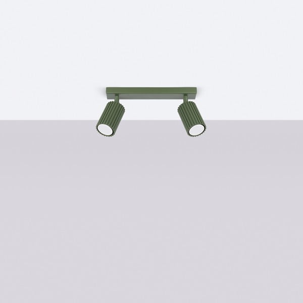 Zelené bodové svietidlo 6,5x30 cm Gleam – Sollux-image-4