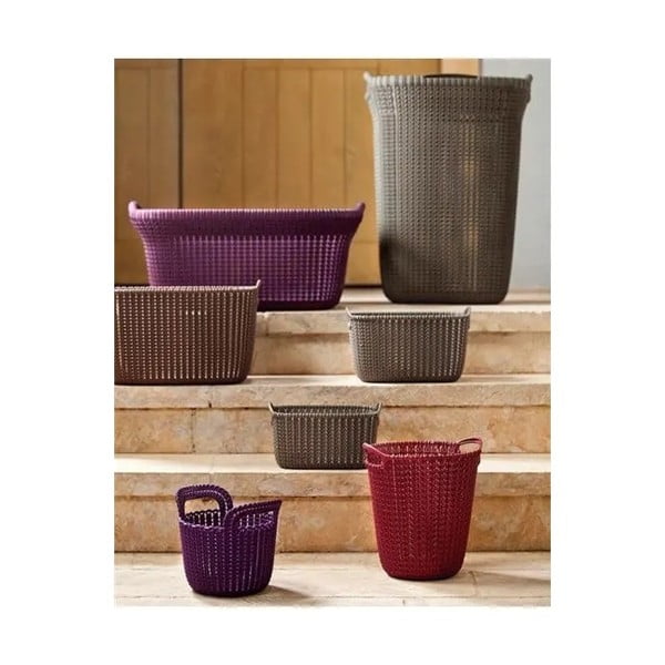 Plastový kôš na bielizeň 57 l Knit – Curver-image-1