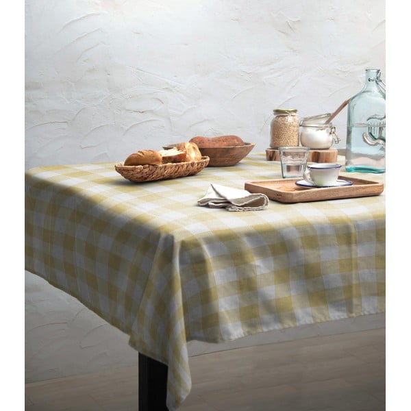 Obrus Really Nice Things Beige Vichy, 140 x 200 cm-image-1