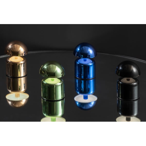 Svetlozelená LED stolová lampa s kovovým tienidlom (výška 14 cm) Impetu – Leitmotiv-image-2