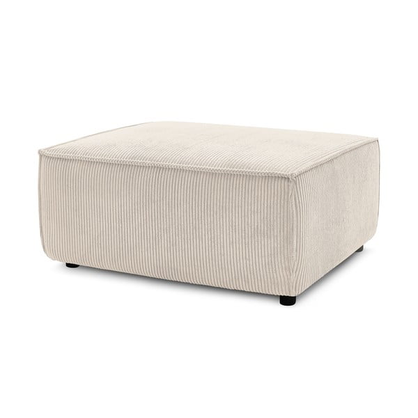 Béžový menčestrový taburet Nihad – Bobochic Paris-image-3