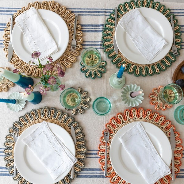 Prestieranie z kukuričného lístia ø 38 cm Corn Husk – Rex London-image-1