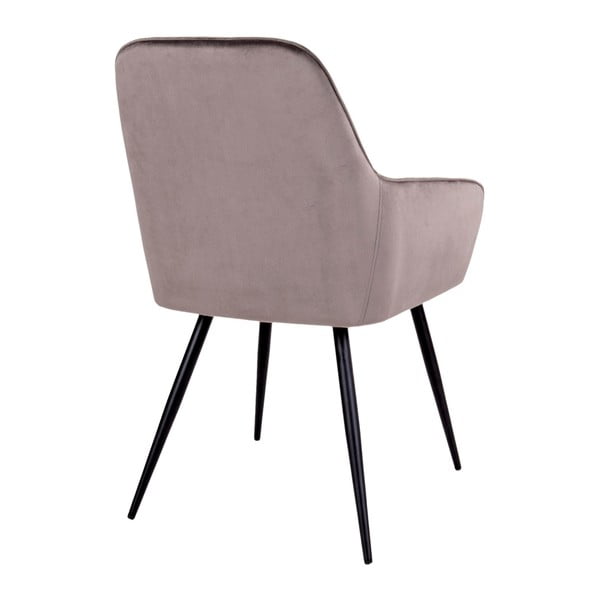 Svetlohnedé čalúnené jedálenské kreslá v súprave s podrúčkami 2 ks Harbo – House Nordic-image-4