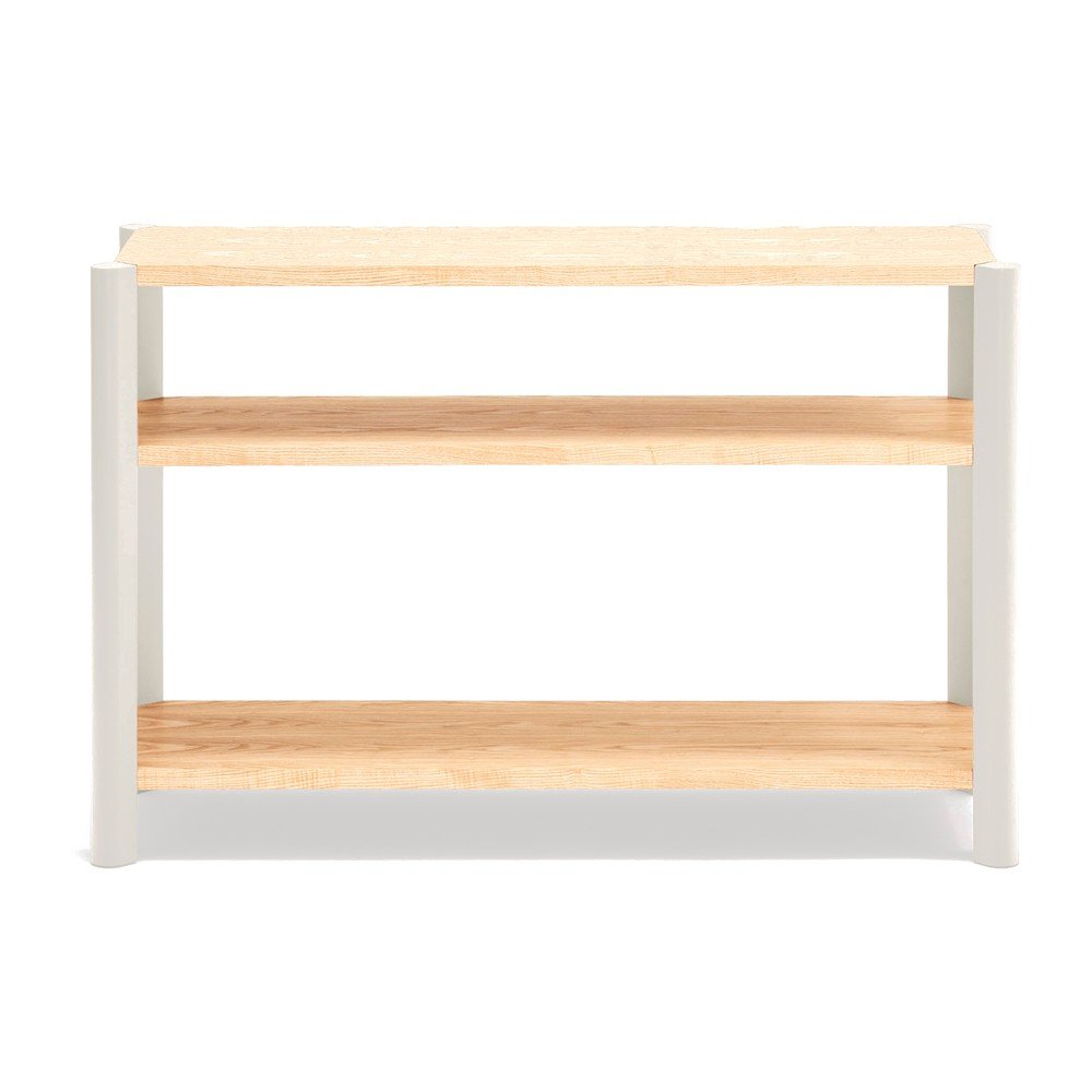 E-shop Krémový/v svetloprírodnej farbe regál v dekore duba 126x84x43 cm Bona – Teulat