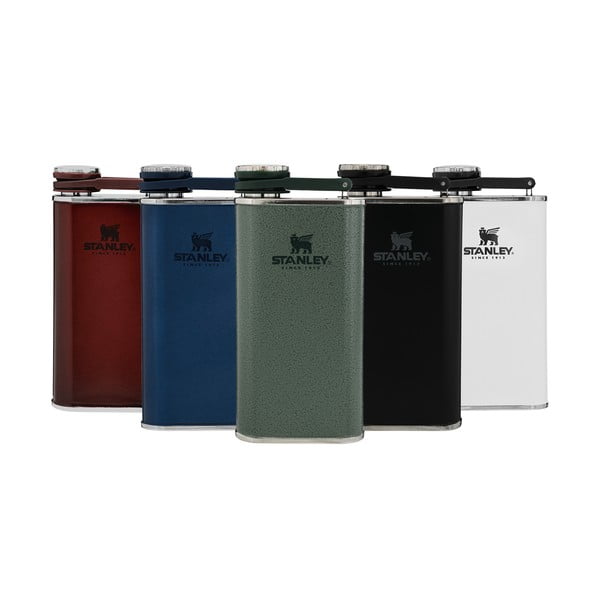 Zelená ploskačka z nehrdzavejúcej ocele 230 ml Easy-Fill Wide Mouth Flask Hammer Tone Green – Stanley-image-2