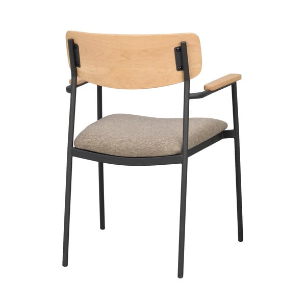 Jedálenská stolička v béžovo-prírodnej farbe v súprave 2 ks Maymont – Rowico-image-4